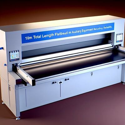 10m طول کل تجهیزات کمکی چاپگر تخت تخت با 10-15m3 / ساعت خروجی و قابلیت اطمینان