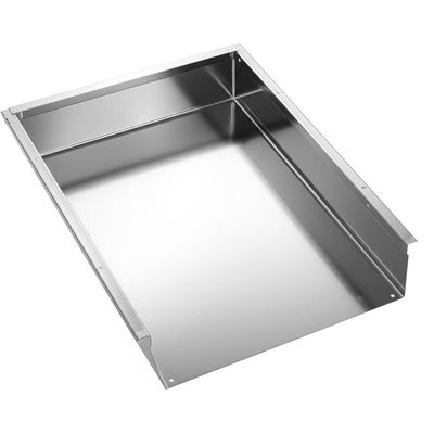 سینی جمع‌آوری خاکستر با روکش نقره‌ای برای حذف آسان خاکستر در محیط‌های صنعتی